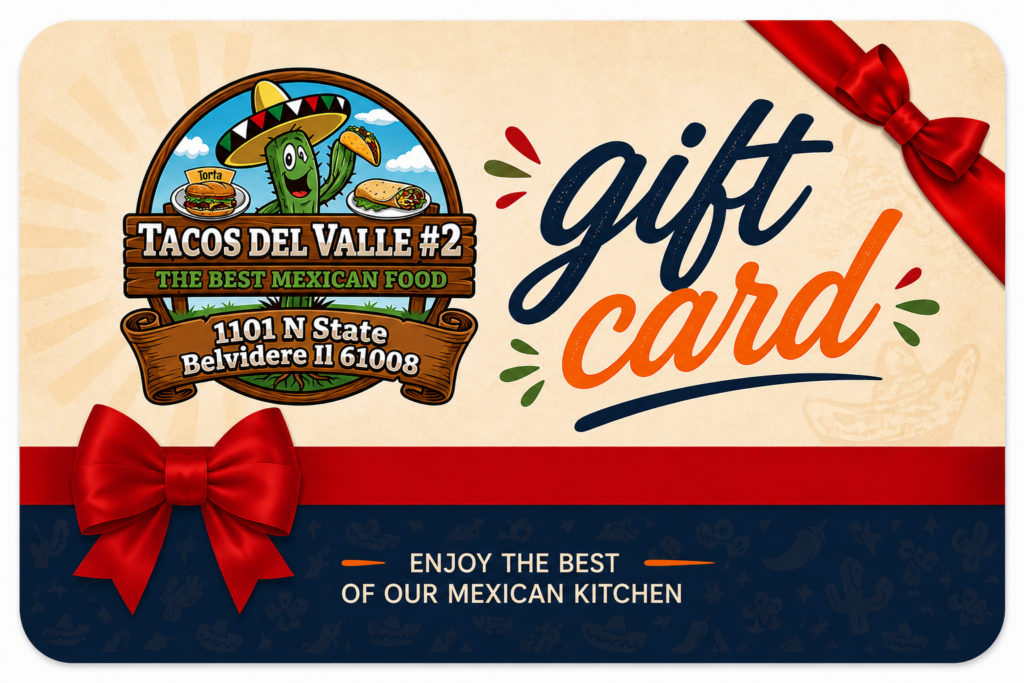 Tacos del Valle digital gift card